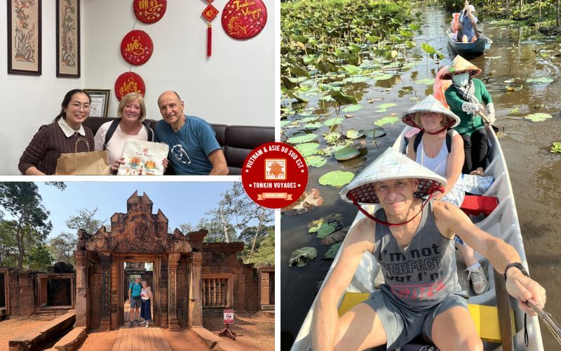 Circuit Voyage Vietnam Cambodge avec croisiere au fil du Mekong a bord du bateau Toutiou organise par l'agence de voyage Tonkin Voyage a Hanoi Vietnam